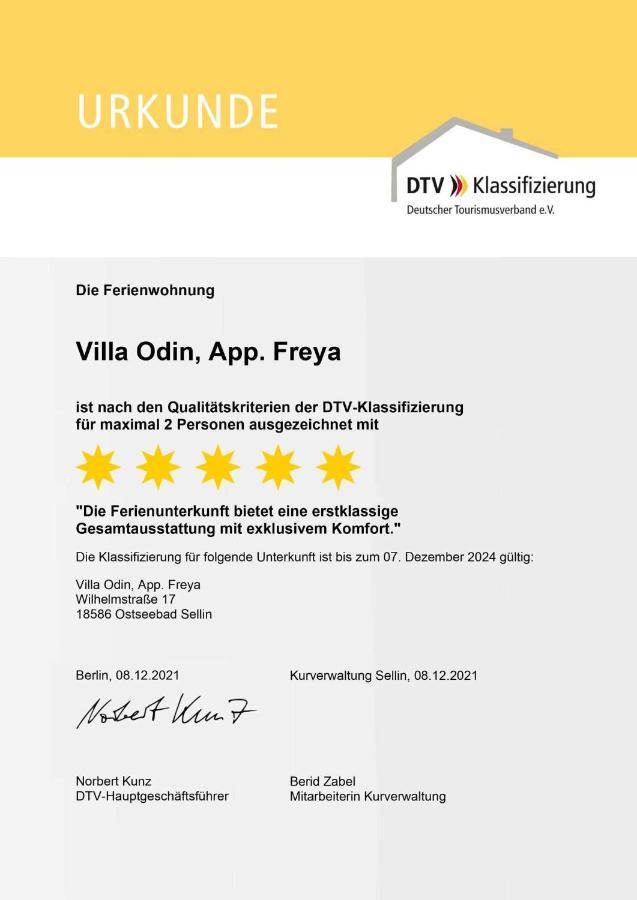 Villa Odin Freya Sellin  Exterior photo
